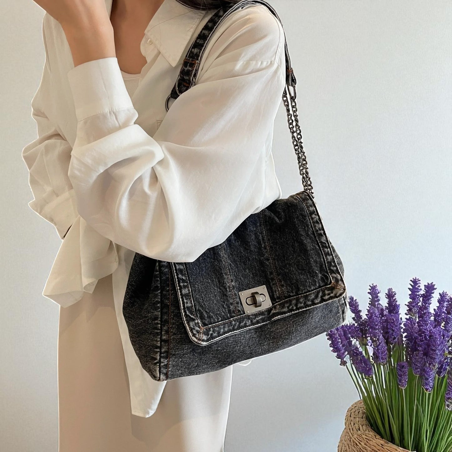 Le Denim Bag